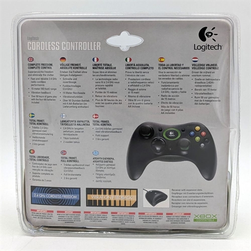 Logitech Cordless Controller - XBOX Original Accessories (B Grade) (Used)